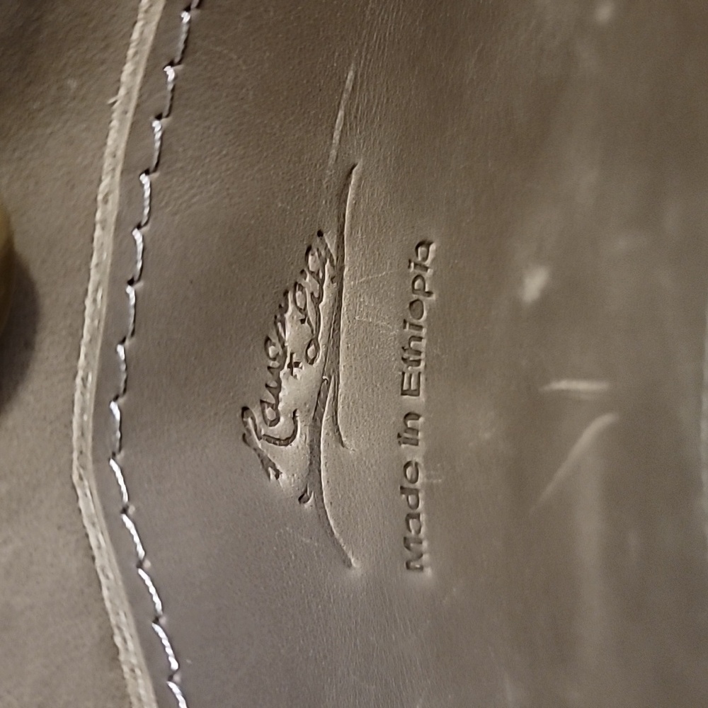 Raven + Lily Karem Convertible Leather Handbag, Gray - Picture 6 of 6